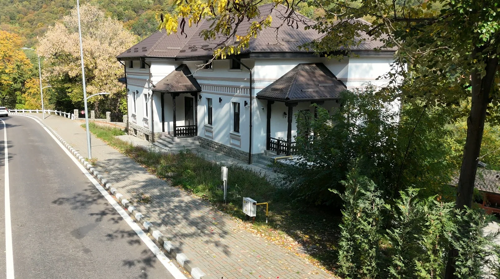 Bujorul Oltului – exterior și curte