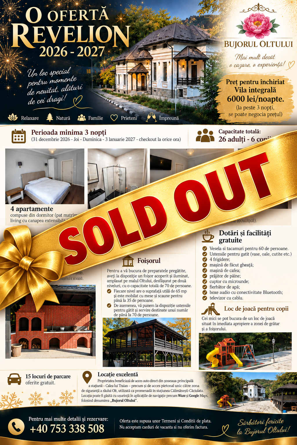 New Year 2026–2027 – Bujorul Oltului – SOLD OUT